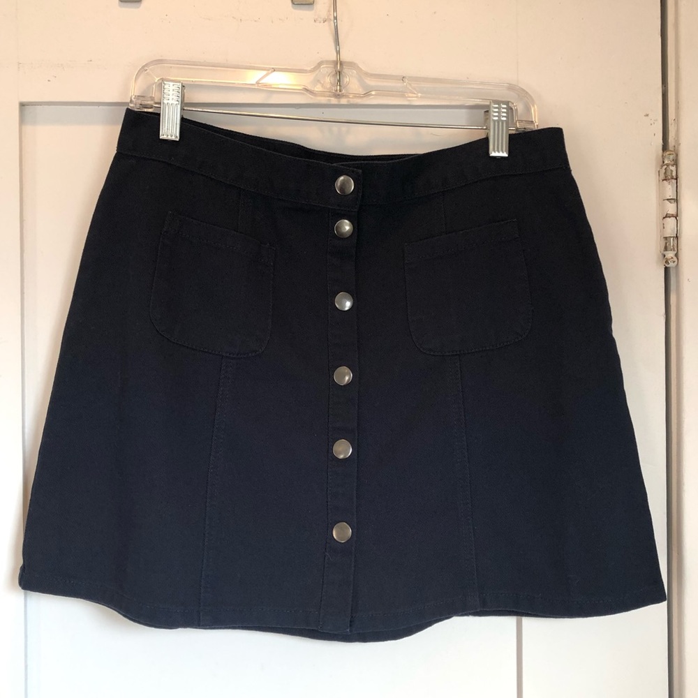 BDG Urban Outfitters Navy Blue Denim Skirt
